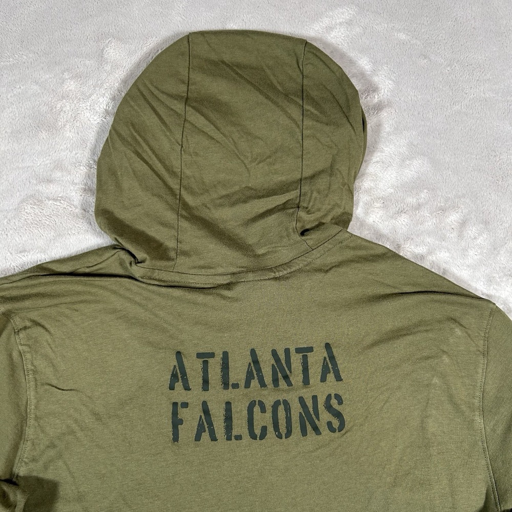 Nike NFL Atlanta Falcons Hoodie Mens Medium Football Salute To Service Pullover - Picture 11 of 16